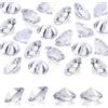 TOAOB THE ONE AND ONLY BABY TOAOB 25 Pezzi Gemme di Diamanti Acrilico Grandi 30 mm Trasparenza Cristalli Diamanti Pietre Decorazioni per Vasi Tavoli Matrimoni Decorazioni Fai da Te Ricerca del Tesoro
