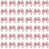 PATIKIL 1 Fiocchi Decorativi Mini 50Pz Fiocchetti per Bomboniere Mini Nastro di Raso per Applique Fai da Te Cucito Decorazione per Matrimonio Festa Rosa Antico