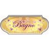 Domus Artis Targa per Porta Decoro Bagno Shabby Chic Country