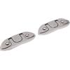Generic Bitta Flip Up Dock Design Salvaspazio in Acciaio Inossidabile di Grado Marino 316 Adatto per Ponti di Barche Yacht 2 Pezzi 4,5 Pollici