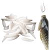 Generico Esche morbide per la pesca alla spigola, pesca al verme,Esca per di pane morbido da 50 pezzi | Esca da per testa di serpente, acqua salata, acqua, luccio, persico sole, trota
