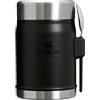 STANLEY 1913 Classic Legendary Food Jar 0.4L Con Spork - Thermos Mantiene Caldo O Freddo Per 7 Ore - Contenitore Termico Per Alimenti Caldi - Lavabile In Lavastoviglie - Senza BPA - Black 2.0