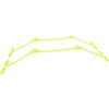 Naroote Supporti per L'Allenamento del Calcio 2 Pezzi Ostacoli Regolabili per Allenamento di velocità Portatile in Plastica Gialla 31,5 Cm