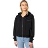 Calvin Klein Full Zip Sweat Hoodie Lv00qs7599 Top da Notte, Black (Black), M Donna