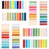 Oderra Segnapagina Adesivi 1600 PCS Colorate | Etichette Indice PET Trasparenti, Sticky Notes, Per Studio, Ufficio, Ordinamento File