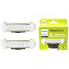 Norelco Philips Norelco QP229/80 - Lame di ricambio originali OneBlade Intimate, confezione da 2