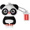 Garrulax Chiavette USB, 64GB, in silicone impermeabile, USB 2.0, alta velocità, chiavetta USB, pen drive, memoria stick, pen drive per data storage, U Disk (Panda)