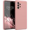 kwmobile Cover per Samsung Galaxy A52 / A52 5G / A52s 5G Custodia - Back Case per Smartphone in Silicone TPU - Protezione Gommata - rosa invernale
