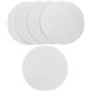 Alipis Mousepad Personalizzabile Superficie Liscia per Sublimazione 5 Pezzi Tappetini per Mouse in Gomma Bianca e Fondo Antiscivolo per Giochi e Scrivania