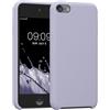 kwmobile Back-cover compatibile con Apple iPod Touch 6G / 7G (6a e 7a generazione) Back Cover Soft Case gommata in morbido silicone TPU - lavanda pastello