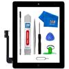 MMOBIEL Digitizer compatibile con iPad 3 (Nero) 9.7 Pollici 2012 Assemblaggio schermo tattile touchscreen frontale Incl kit attrezzi