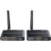 DXchip Kit trasmettitore e ricevitore KVM HDMI wireless 200M/650Ft 1080p @ 60Hz HDMI e USB Wireless Video & Audio & Tastiera Mouse Extender PC a TV mittente e ricevitore con Loop-Out locale