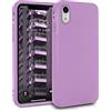 MyGadget Cover per iPhone XR - Custodia Protettiva in Silicone Ultra Morbido - Case TPU Flessibile - Ultra Protezione Antiurto & Antigraffio - Lilla