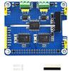 Coolwell 2-Channel Isolated CAN Bus HAT for Raspberry Pi, MCP2515 + SN65HVD230 Dual Chips, Multi Protection Circuits, 3.3V/5V Jumper, 120Ω Resistor, C/Python Examples
