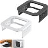 NewHail 2 supporti da scrivania per Mac Mini M4/M4 Pro, supporto da scrivania e montaggio a parete con design a dissipazione del calore, compatibile con Mac Mini M4/M4 Pro 2024, nero e argento