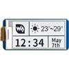 Waveshare 2.13inch E-Paper E-Ink Display Module for Raspberry Pi Pico 250×122 Pixels Black/White SPI Interface Support Full and Partial Refresh
