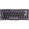 GravaStar Mercury V60 Pro Tastiera Gaming 60% Effetto Hall, Switch Magnetici, RT 0.005mm, 8K Polling Rate, Rapid Trigger, Case Alluminio CNC, Latenza 0.125ms, Driver Web, RGB - Cyber Frost Nero