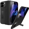 FDHYFGDY Cover per Google Pixel 10 Pro Fold Custodia,Custodia Protettiva Antiurto con Supporto Invisibile - Regolazione Multi-Angolo,Antiscivolo e Anti-Caduta,Cover in PC Ultrasottile e Antigraffio