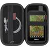 Elonbo Custodia per Garmin Montana 700i / 700 / 750i Handheld GPS, Portacomunicazioni satellitare portatile, Tasca a rete extra adatta al cavo USB, Nero.