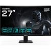 Gigabyte GS27FC2 Monitor Gaming Curvo 27 FHD - 1920 x 1080, 240Hz, 1ms, 350 cd/m², HDR Ready, HDMI 2.0, Displayport 1.4