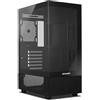 NOX XTREME PRODUCTS HUMMER VISION BLACK - Semi-tower ATX | M-ATX, Finestra frontale e laterale in vetro temperato, Slot per 5 ventole, Compatibile con schede grafiche fino a 300 mm, USB 3.0, Nero