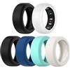 Snyeest 6 cover compatibile con RingConn Gen 2/Gen 2 Air/Gen 1, design antiscivolo, custodia in silicone per risvegliare le dita da donna e da uomo, multicolore, S per 6/7/8/9/10