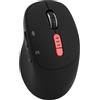 Cuifati Mouse AI Wireless con Microfono Incorporato, Traduzione di Digitazione Vocale, Mouse AI GPT Trascrizione in Tempo Reale, Ricaricabile Ergonomico per PC e Laptop, Ricerca Vocale, (BLACK)