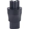 Lanko IEC 320 C5 3 pin femmina a C8 2 pin convertitore adattatore adattatore di alimentazione