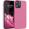 kwmobile Cover per Apple iPhone 12 / iPhone 12 Pro Custodia - Back Case per Smartphone in Silicone TPU - Protezione Gommata - sweet candy