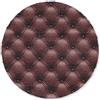 MuchoWow© Zerbino Rotondo 90 cm Zerbini Tappeto Ingresso Italiano Assorbi Acqua Azienda Albero Della Vita Viola Marrone Azzurro Ancora