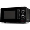 Girmi FM04 Forno a Microonde Combinato, 20 Ltri, 3 modalità di cottura, 700W microonde, 800W grill, Accessori interni, Nero