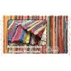 VELLORA Chindi - Tappeto a scampolo riciclato, 50 x 80 cm, in cotone, multicolore, ecologico, lavabile, per cucina, soggiorno o camera da letto
