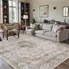 PureCozy Vintage Taupe Tappeto Salotto 160x230cm Antiscivolo Lavabile Tappeti Sala Soggiorno Cameretta Camera da Letto Ufficio Grande Carpet Pelo Corto Morbido Rug