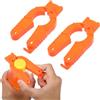 Tucnoeu Apribottiglie in plastica, confezione da 2 apribottiglie, apribottiglie 3 in 1, multiuso, per mani artritiche, anziani