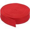 PATIKIL 1/2,5cm Nastro in Twill di Cotone 10 Iarde Nastro Cotone Nastro di Sbieco Fettuccia a Spina di Pesce per Cucito Confezione Regalo Artigianato Fai Da Te Rosso