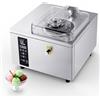 VEVOR Macchina per Ice Cream Duro Gelatiera da Banco 500 W Portata 5L/h per Preparazione di Gelato Duro Sorbetti, Macchina per Icecream Duro Cilindro in Acciaio Inox 304 da 2,8L Pannello LED