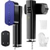 Yesay Ferro da stiro verticale 2‑in‑1, 1200 W portatile - Ferro da stiro da viaggio con schermo LED, riscaldamento 15 s, 3 vapore, viola