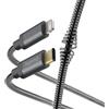 Hama cavo di ricarica cavo dati USB-C a IOS universale protezione antipiega alluminio 1,5 m