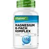 Vit4ever MAGNESIO COMPLETO 375 mg 6 Forme con Elevata Percentuale di Bisglicinato Alto