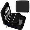 Plyisty Custodia da Trasporto per Console 2DS e Accessori, Custodia Protettiva da Viaggio Rigida, con 8 Slot per Giochi e Tasca Interna, Cinturino da Polso (BLACK)