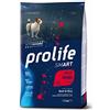 Generico PROLIFE Cane Smart Adult Beef & Rice - Mini | alimento secco completo per cani adulti di taglia piccola, contribuisce a una buona condizione intestinale, 1 confezione da 2kg.