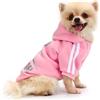 QiCheng&LYS Felpa Cani Piccoli, Cappottino per Chihuahua, Traspirante e caldo (Rosa, XS)