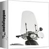 MOTOTOPGUN givi parabrezza trasparente 6704a + attacco compatibile con aprilia scarabeo 50 2014 2015 2016 2017 2018 2019 2020 MOTOTOPGUN