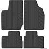 Gledring Set di tappetini in gomma compatibili con Leapmotor T03 2024 (profilo a T 4 pezzi + clip di montaggio)