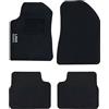 Auto Accessori Lupex | Set 4 Pezzi Tappetini Auto Compatibili con Giulietta 2008 | Tappeti Sagomati in Moquette con Ricamo Lato Guida | Fondo Antiscivolo | Anteriori e Posteriori