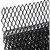 AggAuto 100x33cm Nero griglia universale da corsa in 11x25mm Esagonale, griglia in lega di alluminio per auto, griglia per radiatore automobilistico