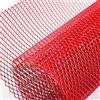 AggAuto - Griglia universale per auto in lega di alluminio, foro a nido d'ape da 6 x 12 mm, estensibile e universale, 100 x 33 cm, rosso