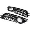 Topteng Paraurti griglia fendinebbia stile nido d'ape per Audi A4 S-LINE (8K2, B8) 2008 2009 2010 2011 2012 Versione Sport, per Audi S4 08-12 Versione Sport