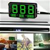 MASO - Tachimetro universale digitale per auto e moto, GPS, OBD-II, allarme di eccesso velocità, mph / km/h