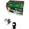 #LICA1 COMPATIBILE CON SUZUKI GSX B King 1340 2008-2012 BATTERIA A LITIO SKYRICH BATTERIE PER MOTO SCOOTER SPECIFICA 150X87X93-POS.SX RICARICABILE LITHIUM ION 12V 48WH 240A
